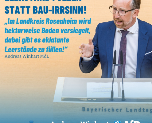 Andreas Winhart Leerstände Bauprojekte Bebauungsplan