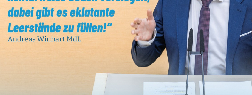 Andreas Winhart Leerstände Bauprojekte Bebauungsplan