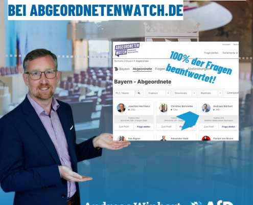 Andreas Winhart Transparenz Bürgernähe