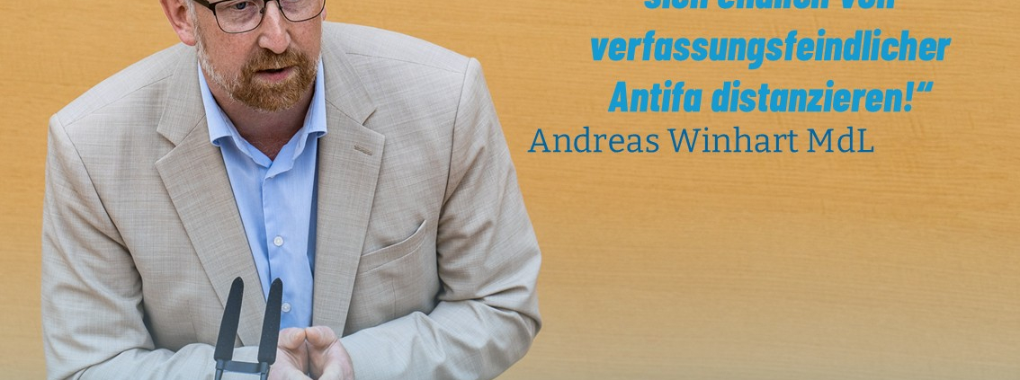 Andreas Winhart Verfassungsschutz Antifa RO