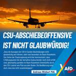 Andreas Winhart - Abschiebeoffensive der CSU nur Augenwischerei