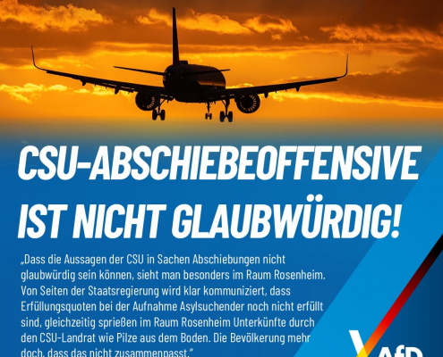 Andreas Winhart - Abschiebeoffensive der CSU nur Augenwischerei