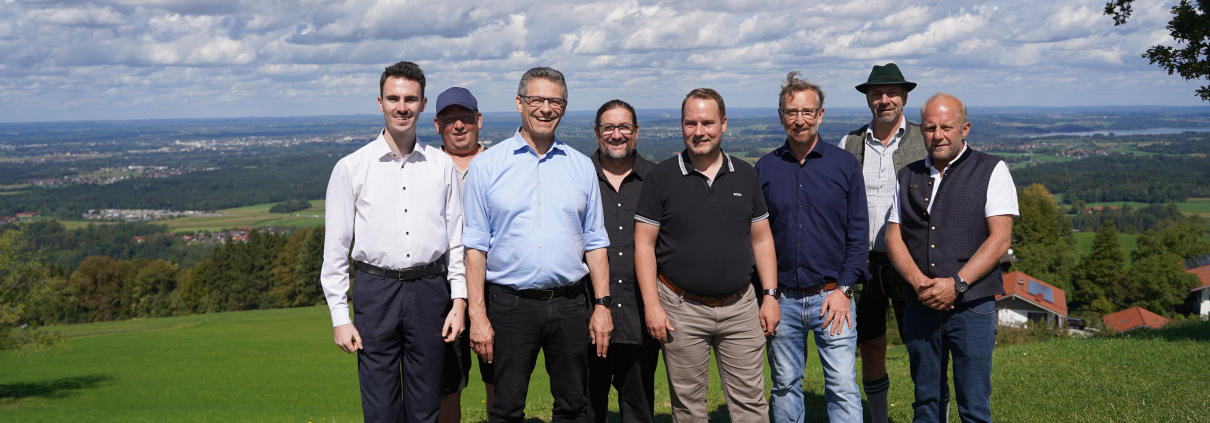 Ortstermin zum Brennerzulauf mit Andy Winhart